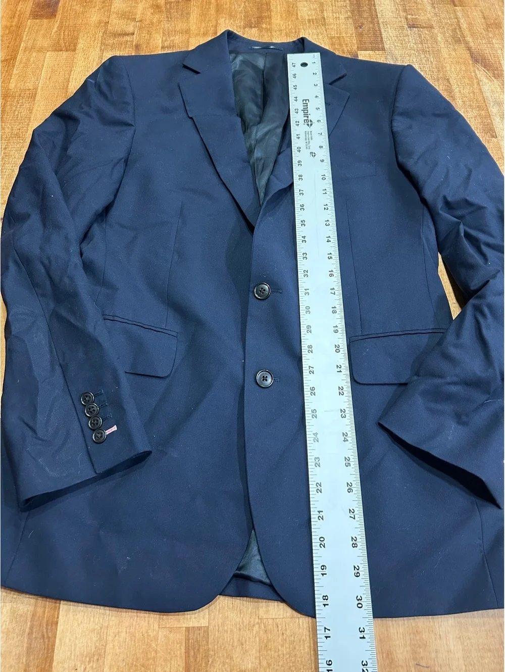 PINK Navy Blue Suit Jacket Blazer